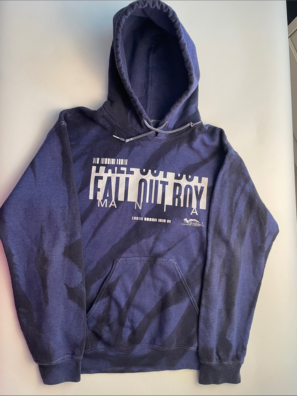 Fall Out Boy 2017 Navy w Black tie-dye Pullover Hoodie